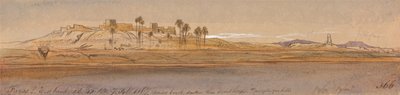 Faras Westelijke Jordaanoever door Edward Lear