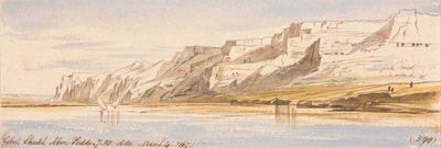 Gebel Sheikh Abu Fodde, 7:30 uur, 4 maart 1867 (590) door Edward Lear