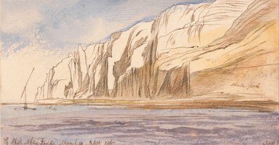 Gebel Sheikh Abu Fodde, 8:00 uur, 4 maart 1867 (588) door Edward Lear