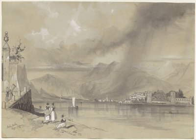 Isola Bella, Lago Maggiore, 1839 door Edward Lear