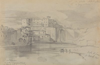 Eiland Sora, 31 mrt. 1842 door Edward Lear