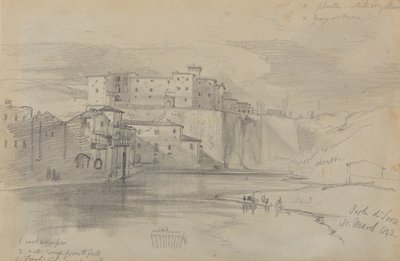 Eiland Sora, 31 maart 1842 door Edward Lear