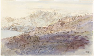 La Piana door Edward Lear