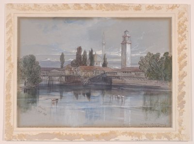 Klooster door Edward Lear