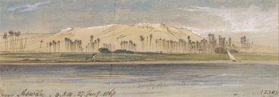 In de buurt van Aswan door Edward Lear