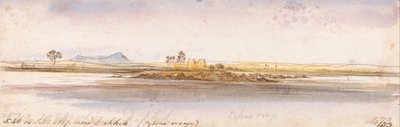 In de buurt van Dakkeh door Edward Lear