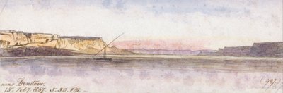 In de buurt van Dendour door Edward Lear