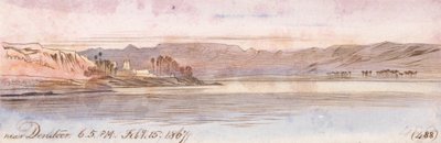 In de buurt van Dendour door Edward Lear