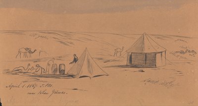 Omgeving Khan Yunas door Edward Lear