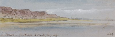 Bij Mereeh of Garf Hossayn, 16:00 uur, 31 januari 1867 (302) door Edward Lear