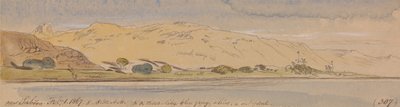Omgeving Sabooa door Edward Lear