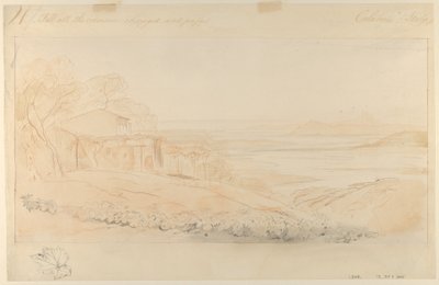 Pentedatelo, Calabrië, Italië door Edward Lear