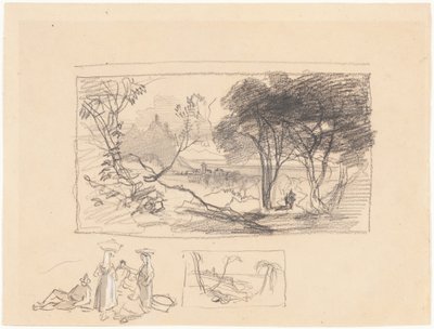 Schetsen in Italië [voorkant] door Edward Lear