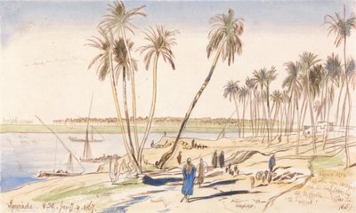 Sowadi, 8:30 am, 4 januari 1867 (65) door Edward Lear