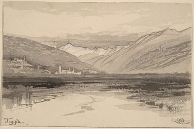 Taggia door Edward Lear
