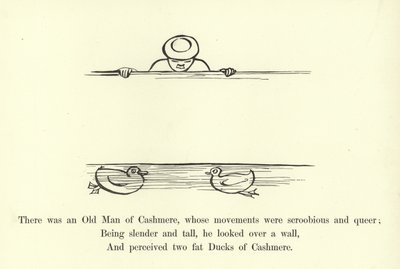 Er was een Oude Man uit Kasjmir, wiens bewegingen vreemd en raar waren door Edward Lear