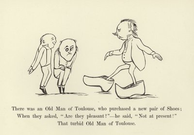 Er was een oude man uit Toulouse, die een nieuw paar schoenen kocht door Edward Lear