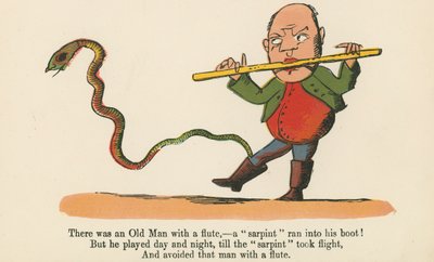 Er was een oude man met een fluit - een 
