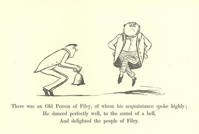 Er was een oude persoon van Filey, van wie zijn kennis hoog sprak door Edward Lear