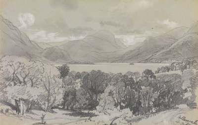 Ullswater, 14 okt. 1836 door Edward Lear