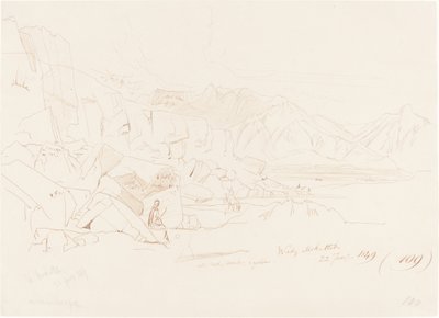 Wady Mokatteb door Edward Lear
