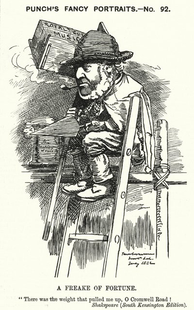 Punch cartoon: Sir Charles James Freake door Edward Linley (after) Sambourne