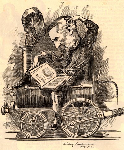 Edward William Watkin (1819-1901) door Edward Linley Sambourne