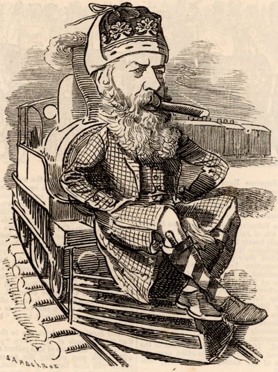 George Granville William Sutherland-Leveson-Gower door Edward Linley Sambourne