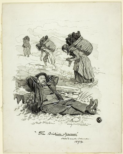 De Britse Squaw, Shetlandeilanden door Edward Linley Sambourne