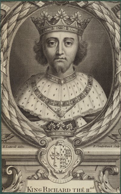 Portret van koning Richard II van Engeland door Edward Lutterell