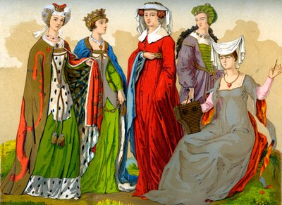 Engelse edelvrouwen, 15e-16e eeuw door Edward May