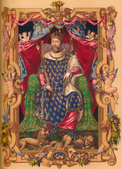 Koning Frans I van Frankrijk, 16e eeuw, 1849 door Edward May