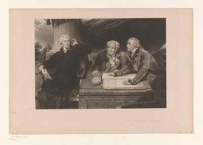 Portret van Sir Francis Baring, met zijn broer en zijn schoonzoon door Edward McInnes