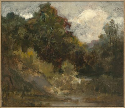 Landschap (bomen) door Edward Mitchell Bannister