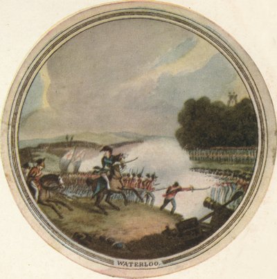 Slag bij Waterloo, 1815 door Edward Orme