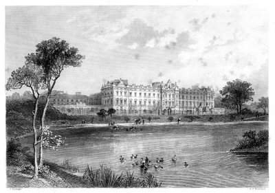 Buckingham Palace, Londen, 1899 door Edward Paxman Brandard