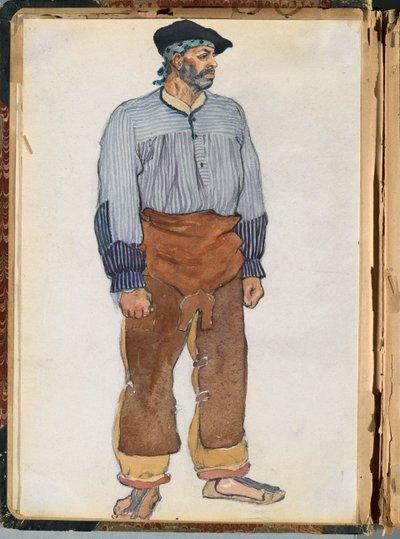 Spaanse schets, c.1911 door Edward Penfield