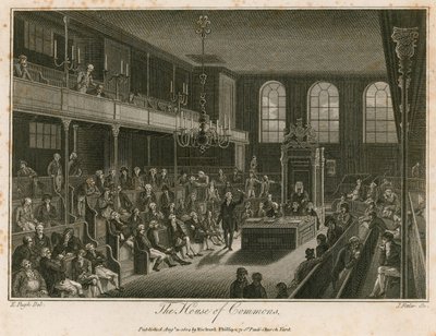 Het Lagerhuis, verwoest door brand, 16 oktober 1834 door Edward Pugh