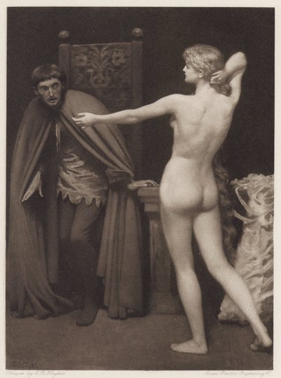 Il Pecorone: Dag XVIII, Novelle II, De Gravin Matilda door Edward Robert Hughes