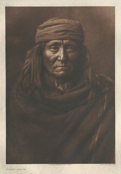 Portfolio I, Plaat 16: Eskadi-Apache door Edward S. Curtis