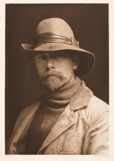 Zelfportret door Edward S. Curtis