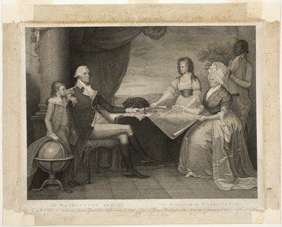 De Familie Washington door Edward Savage