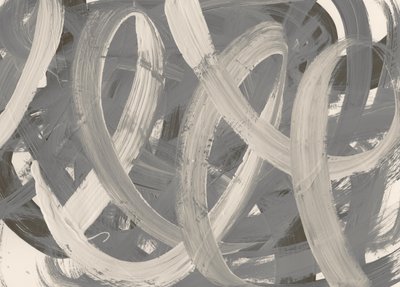 Abstracte, herhalende penseelstreken door Edward Selkirk