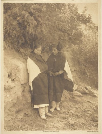 Op de ontmoetingsplaats, 1921 door Edward Sheriff Curtis