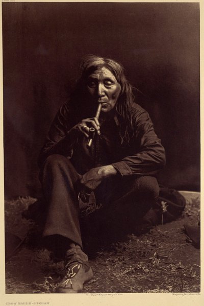 Crow Eagle, Piegan door Edward Sheriff Curtis