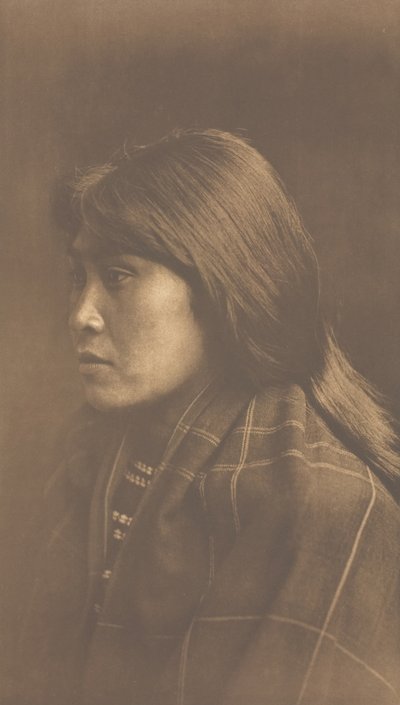 Suquamish meisje door Edward Sheriff Curtis