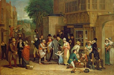 Het postkantoor door Edward Villiers Rippingille
