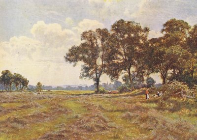 De lucht was geurig van gemaaid en gedroogd gras door Edward Wilkins Waite