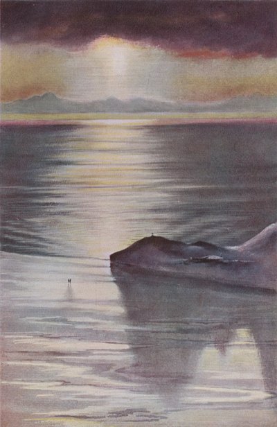Hut Point vanaf Observation Hill, 1911, 1913 door Charles Edward Wilson
