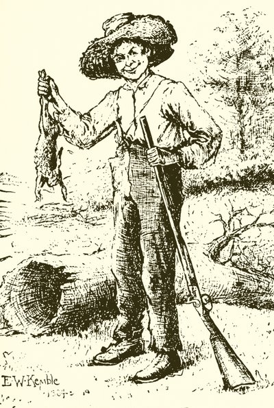 Huckleberry Finn door Edward Windsor Kemble